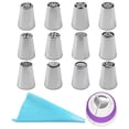 thumbnail image 4 of Reusable Russian Piping Tips, Professional DIY Piping Tips Set Icing Piping 14Pcs, 4 of 8
