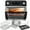 Black, variant on Deco Chef 24 QT Stainless Steel Countertop 1700 Watt Toaster Oven with Built-in Air Fryer and Included Rotisserie Assembly, Grill Rack, Frying Basket, and Baking Pan