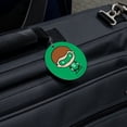 thumbnail image 5 of Green Lantern Cute Chibi Character Round Luggage ID Tag Card Suitcase Carry-On, 5 of 8
