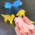 thumbnail image 4 of 18pcs Colorful Dough Dinosaur Toys Dinosaur Plastic Molds for Clay Modeling (Random Color), 4 of 8