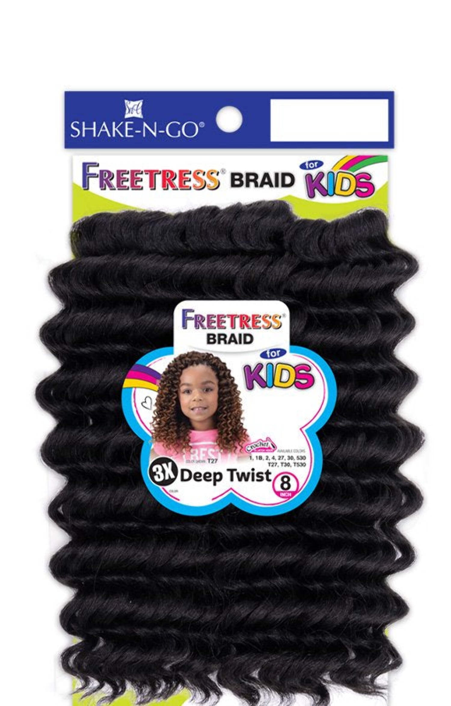 FREETRESS - 3X KIDS-DEEP TWIST 8"