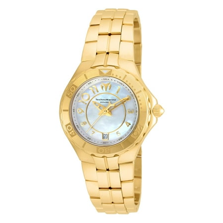 Technomarine Women's TM-715007 Sea Pearl Quartz 3 Hand White Dial Watch