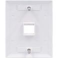 thumbnail image 4 of iMBAPrice Keystone Style White Wall Plate, Single Port Outlet Box Plastic Material, 5.4-inch, 1-Pack, 4 of 7