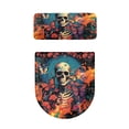 thumbnail image 2 of HELLHERO Toilet Seat Covers Easy Care for Gift Stretchy Fabric Toilet Lid Cover, 2 of 8