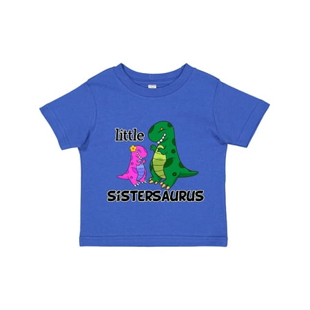 

Inktastic Little Sistersaurus Gift Toddler Toddler Girl T-Shirt