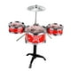 thumbnail image 1 of Juego de batería de jazz para niños, simulación de instrumentos para niños pequeños, juguete musical de desarrollo Rojo, 1 of 9