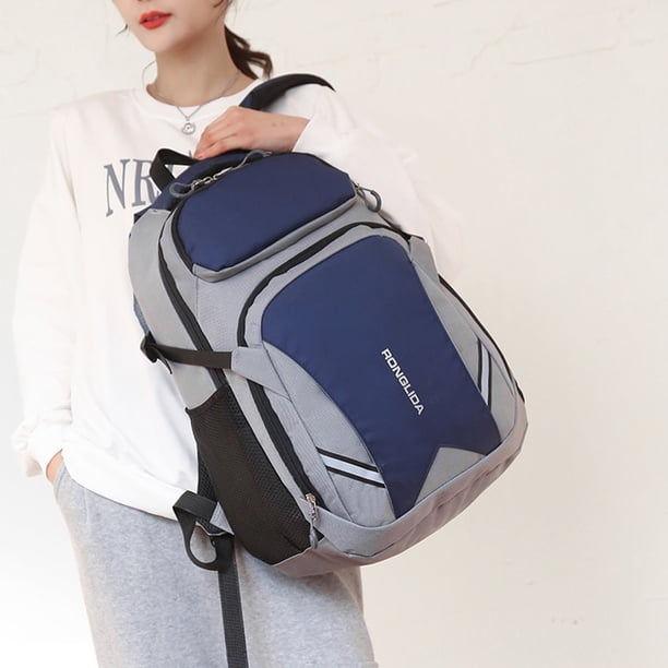 Bsvklp 40L Impermeable Al Aire Libre Senderismo Mochila Camping Deporte Mochila (Azul Oscuro) Bsvklp Para estrenar