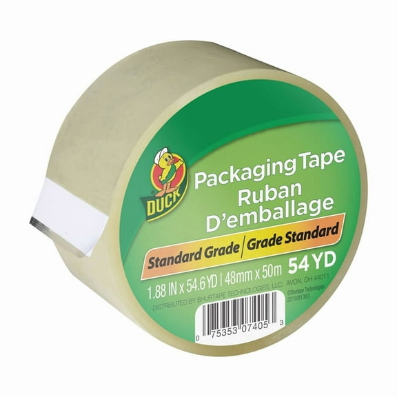 Shurtech Brands 1959121 1.88 in. x 54.6 Yards Standard Packaging Tape - Clear