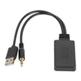 thumbnail image 3 of Receptor Compatible Con Dientes Adaptador Cable Radio Aux para Coche Azul, 3 of 7