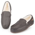 thumbnail image 6 of Parfeying Men's Indoor Outdoor Sheepskin Moccasins Slippers Memory Foam Driving Style Shoes, 6 of 8