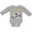 AC-Heather Grey, variant on Inktastic Oh Holy Night Christmas Nativity with Yellow Stars Boys or Girls Long Sleeve Baby Bodysuit