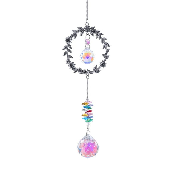 Thank You Gifts for Women, Sun Catcher Gift with Engraved Thank You Message, Hanging Crystal Suncatcher Ornament for Window Rainbow Maker, Appreciation Gift, Gratitude Gifts for Friend Family Teacher