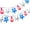 B, variant on ICQOVD 5 Ft 10 LED Red White Blue Star String Lights,Battery Operated Patriotic Lights for Independence Day,Garden,Patio and Outdoor Party Decorations