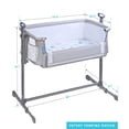thumbnail image 2 of Milliard Bedside Bassinet Mesh Breathable Side Sleeper / Portable Infant Crib, 2 of 6