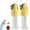 Green, variant on Kids Water Bottle Spout Conversion Cap with Straw, Reusable 2 in 1 Design Straw Cap Portable, No Spill & BPA Free, Suitable for A Variety of Bottle Mouths