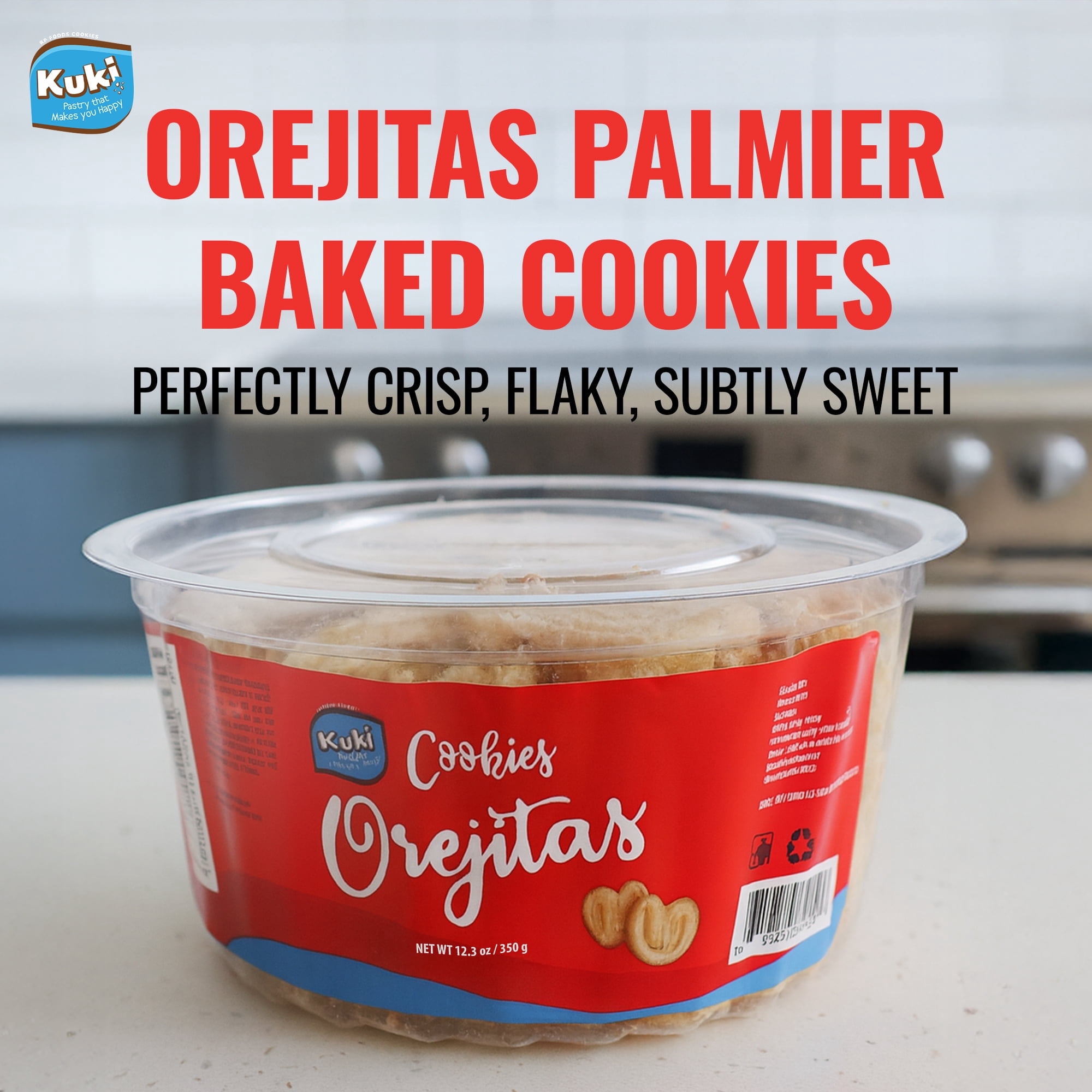 RP Foods Orejita Palmier Baked Cookies