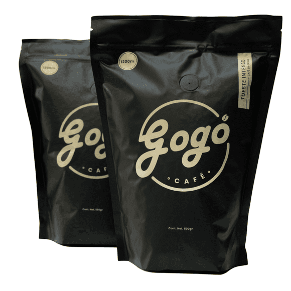 Café en Grano 1kg Veracruz, Tueste Intenso, 100% Arábica, Sabor Fuerte y Cuerpo Alto, Ideal para Espresso, Gogó Café