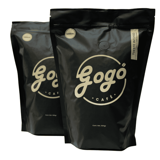 Café en Grano 1kg Veracruz, Tueste Intenso, 100% Arábica, Sabor Fuerte y Cuerpo Alto, Ideal para Espresso, Gogó Café