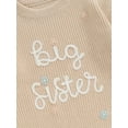 thumbnail image 6 of Musuos Kid Girl Warm Sweaters 1-5 Years Cute Long Sleeve Letter Embroidery Knit Pullover Toddler Fall Winter Loose Tops, 6 of 7