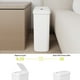thumbnail image 3 of EKO Bote de Basura automático para baño con Tapa, Bote de Basura Delgado sin Contacto de 2.6 galones, Bote de Basura Impermeable con Sensor de Movimiento para baño, Oficina, Cocina, Blanco, 3 of 5