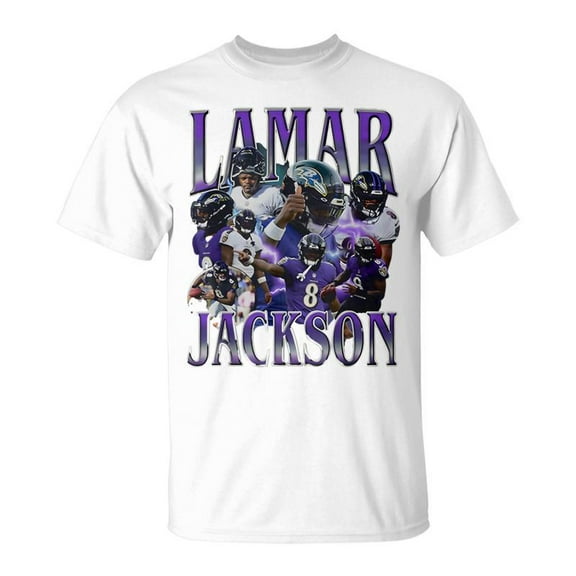 SR Retro Lamar Jackson Vintage Lover 90S Graphic T-Shirt