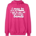 thumbnail image 2 of OXI Hoodie Sweatshirt - The Cool Bands, Basic Casual Hoodie for Men's and Women Fleece Hoodie Long Sleeve - Heliconia Small, 2 of 3