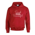 thumbnail image 3 of Saved Savage and Successful Gildan&reg; Heavy Blend&trade; Adult Hooded Sweatshirt, 3 of 7