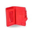 thumbnail image 4 of No Boundaries Side Zip Bi-Fold Wallet, Just Red, Women’s, 4 of 4