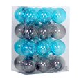 thumbnail image 2 of Christmas Balls Clearance,YgkuHd 24Pcs Christmas Balls Transparent Solid Color Christmas Decoration Colored Balls Boxed Christmas Decoration 2.4in, 2 of 6
