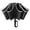 Black, variant on Carabiner Ring Handle Reverse Fold Umbrella & UPF50+ Windproof Compact Rain Parasol, Outdoor Travel Sun Rain Protection Supplies, Daily Commute Camping Work Youth Portable Umbrella(Black)