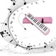 thumbnail image 5 of Toystoory 32/37 Teclas de piano Melódica Instrumento educativo musical Armónica de órgano bucal con bolsa para adultos de estudiantes Accesorios para instrumentos musicales Rosa 37 clave, 5 of 6