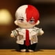 thumbnail image 1 of My Hero Academy Simulation Plush Doll Cute and Fun Plush Toy Burnt Freeze, 1 of 5
