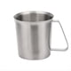 thumbnail image 1 of Medidora de Acero Inoxidable con Capacidad para 3 Tazas, Medidora de Metal con Asa, Herramientas de Cocina para Hornear y Cocinar., 1 of 5