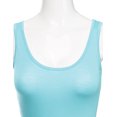 thumbnail image 4 of Doublju Women's Sleeveless Bodycon High Split Tank Midi Dress Shirring Details Dress, 4 of 4