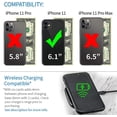 thumbnail image 2 of Dockem Luxe M2T Wallet Case for iPhone 11 (6.1): Built-in Invisible Metal Plate, Designed for Magnetic Mounting: Slim, 2 of 5