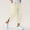 Beige, variant on Men's Linen Cotton Capri Pants Loose Fit Elastic Waist Wide Leg Baggy Harem Pants