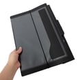 thumbnail image 3 of GOOHOCHY Organizador de archivos portátil tipo acordeón de 6 bolsillos para colgar en la pared, ideal para oficina, aula y hogar, para colgar sobre la puerta, color negro., 3 of 8