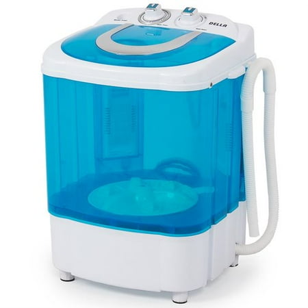 Della Electric Small Mini Portable Compact Washer Washing Machine (8.8 LB Capacity),