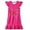 X1 Hot Pink, variant on Ticikt Girls Nightgown, Ruffle Fly Sleeve Cartoon Print Sleep Dress, Soft Cute Casual Loungewear for Kids,Hot Pink