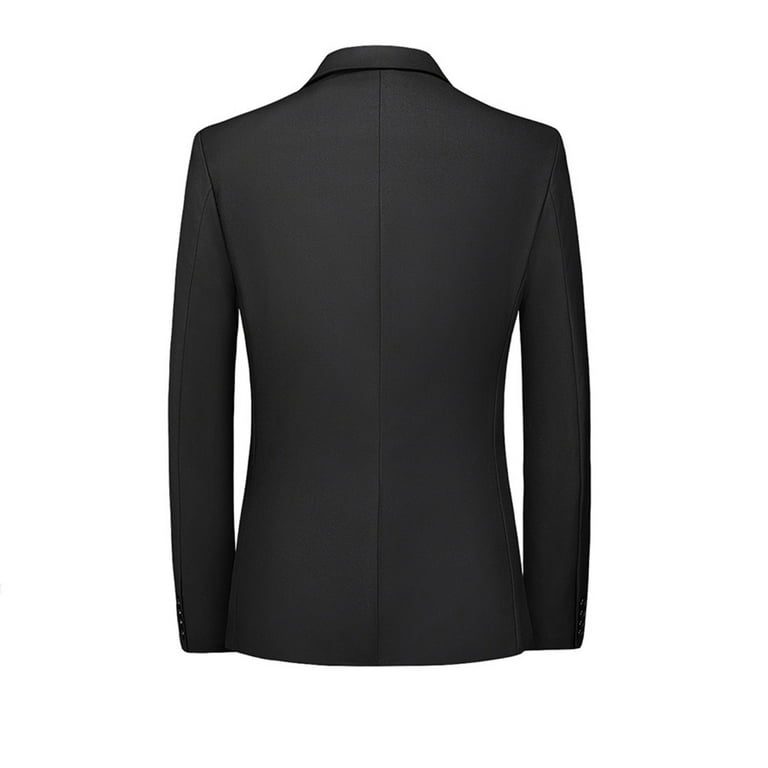 JUUYY Men's Stylish Suits Big and Tall Slim Fit One Button Suit