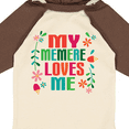 thumbnail image 4 of Inktastic My Memere Loves Me Girls Girls Long Sleeve Baby Bodysuit, 4 of 5