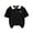Black, variant on Children's Casual Fashion Digital Printing Lapel Short Sleeved T Shirt Top(4 14 Years) School Uniform Sizes 13-14 Years Black
