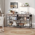 thumbnail image 3 of Isla de cocina HOOBRO BG08UZD01 con almacenamiento, color gris y negro, 3 of 9