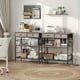 thumbnail image 3 of Isla de cocina HOOBRO BG08UZD01 con almacenamiento, color gris y negro, 3 of 9