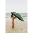 thumbnail image 2 of Oniva 5.5 Ft Portable Beach Umbrella with UPF 50 plus Sun Protection and Tilt Pole, Hunter Green, 2 of 11