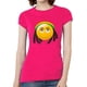thumbnail image 1 of Camiseta de manga corta Gravity Trading Rasta Emoticon Rosa caliente grande, 1 of 1