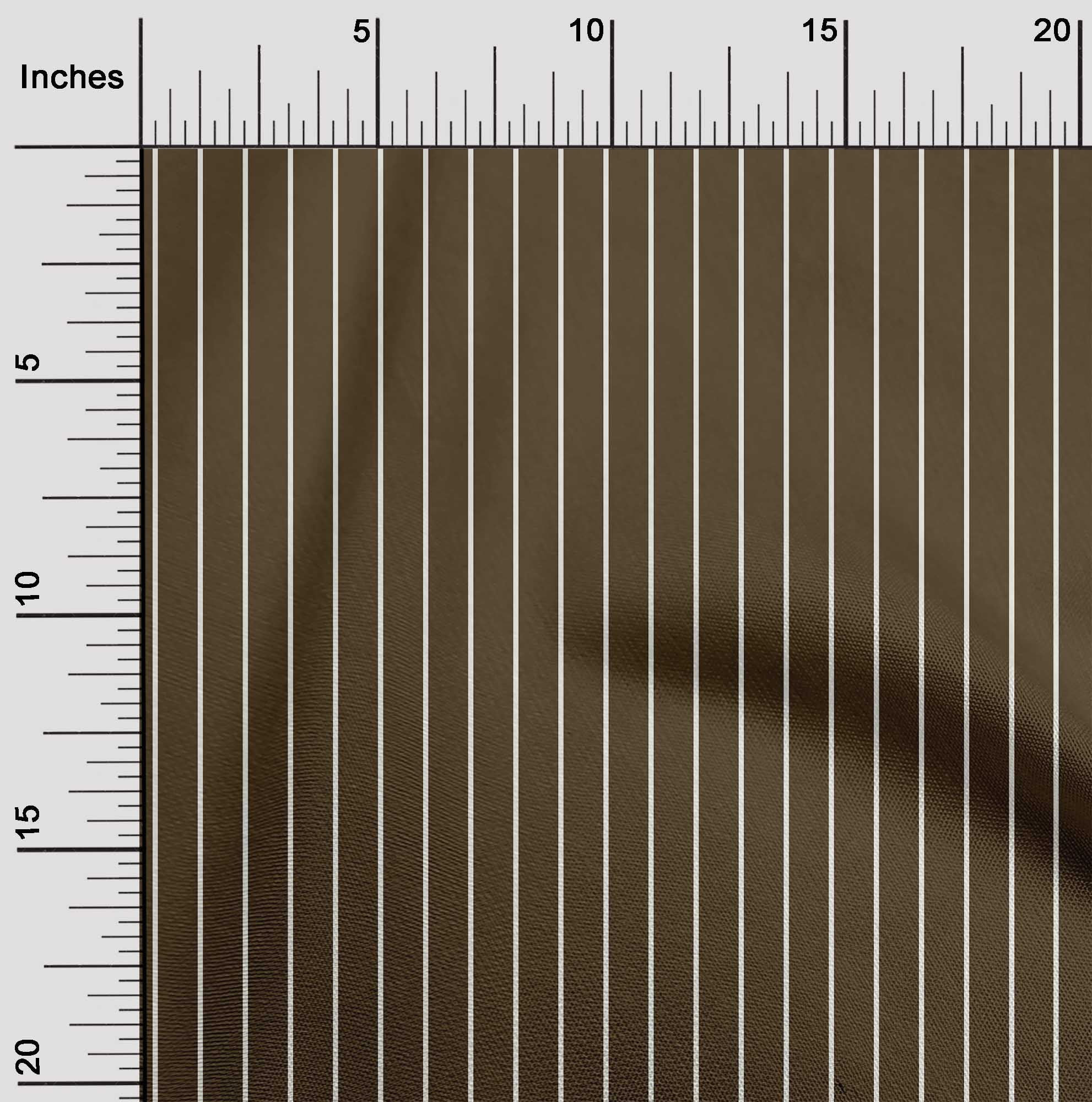 oneOone Georgette Viscose Brown Fabric Stripes Fabric For Sewing Printed Craft Fabric By The Yard 42 Inch Wide
