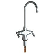 Chicago Faucets 50-E1ab Commercial Grade Single Hole Kitchen Faucet - Chrome
