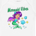 thumbnail image 4 of Inktastic Mermaid Vibes- cute mermaid with green tail Girls Baby Bodysuit, 4 of 5