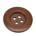 thumbnail image 1 of EeaseCA 30PCS 40MM Round Sag Four Holes Pattern Decorative Buttons for Sewing Scrapbooking Crafts (Brown), 1 of 5